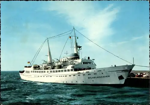 Ak Seebäderschiff Wilhelmshaven im Hafen