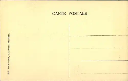 Ak Schriftsteller Léopold Courouble, Arbeitszimmer, Schreibtisch