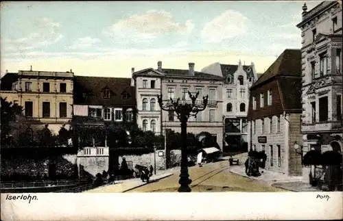 Ak Iserlohn im Märkischen Kreis, Straßenpartie