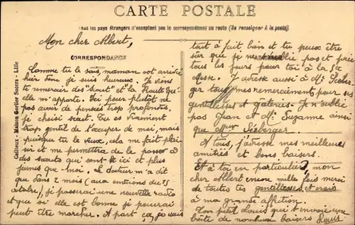 Ak Zuydcoote Nord, Maritime Sanatorium Vancauwenberghe