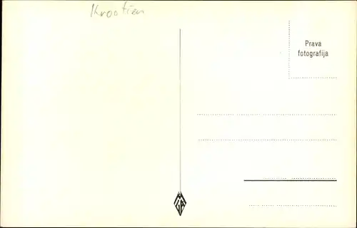 Ak Solin Salona Kroatien, Coemeterium christ., Manastirine
