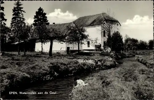 Ak Epen Limburg Niederlande, Watermolen aan de Geul