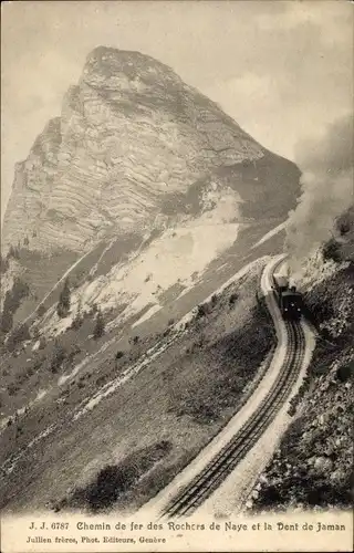 Ak Kanton Waadt, Rochers de Naye und Dent de Jaman