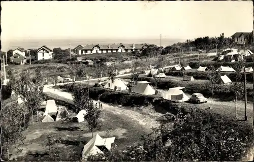 Ak Hendaye Pyrénées-Atlantiques, Camping des deux Jumeaux