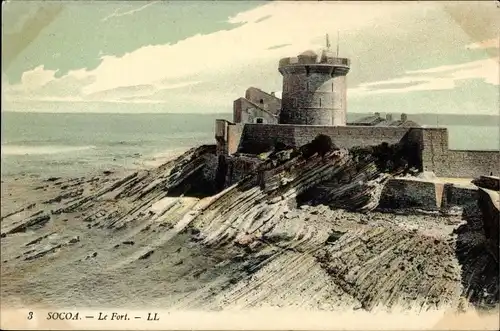 Ak Ciboure Ziburu Pyrénées Atlantiques, Fort de Socoa
