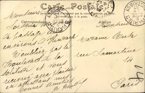 Ak Hendaye Pyrénées-Atlantiques, Sanatorium, Strand