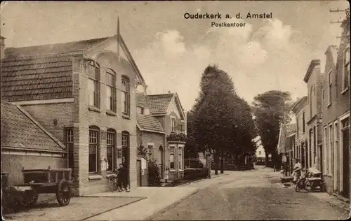 Ak Ouderkerk aan de Amstel Nordholland, Postkantoor