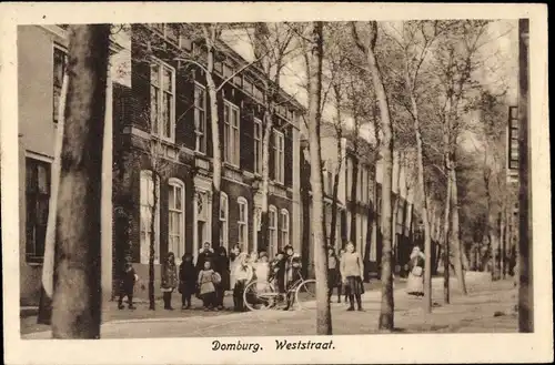 Ak Domburg Veere Zeeland Niederlande, Weststraat