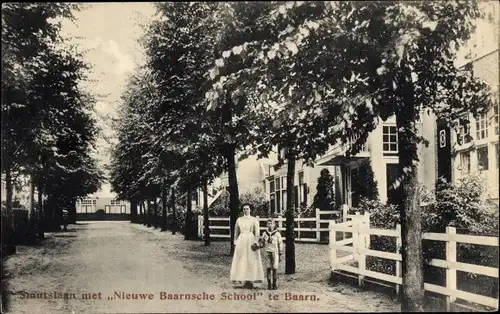 Ak Baarn Utrecht Niederlande, Smutslaan, Nieuwe Baarnsche School