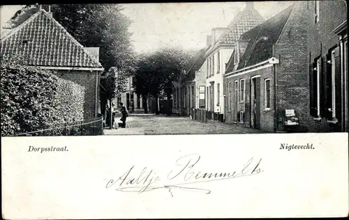 Ak Nigtevecht Utrecht Niederlande, Dorpsstraat