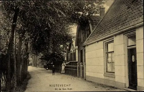 Ak Nigtevecht Utrecht Niederlande, Geref. Kerk