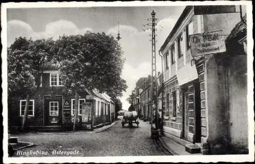 Ak Hvide Sande Ringkøbing Ringköbing Skjern Dänemark, Ostergade