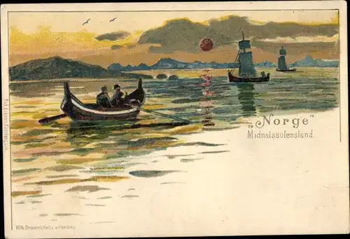 Litho Norwegen, Midnatssolensland