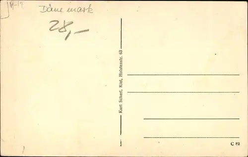 Ak Waygaard Dagebüll in Nordfriesland, Teilansicht, Hof