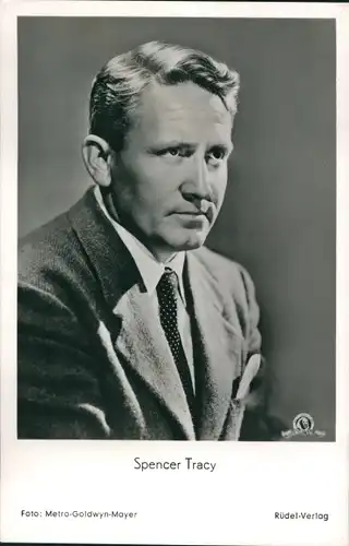 Ak Schauspieler Spencer Tracy, Portrait, Stadt in Angst