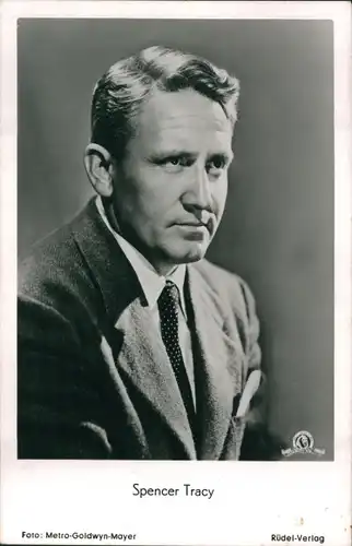 Ak Schauspieler Spencer Tracy, Portrait, Stadt in Angst