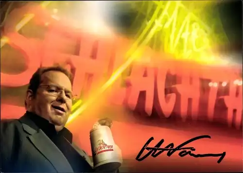 Ak Ottis Schlachthof, Otti Fischer, Portrait, Autogramm