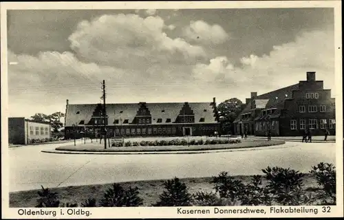 Ak Oldenburg im Großherzogtum Oldenburg, Kasernen Donnerschwee, Flakabteilung 32