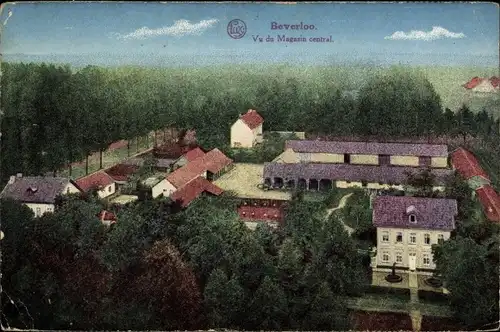 Ak Beverloo Beverlo Beringen Flandern Limburg, Vu du Magasin central