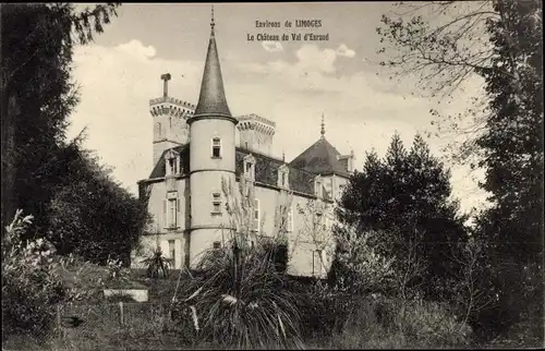 Ak Isle Haute Vienne, Le Chateau du Val d'Enraud, Schloss