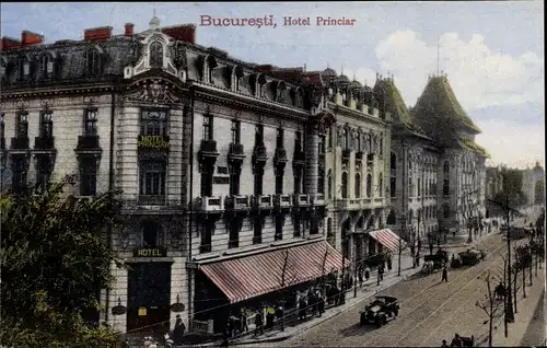 Ak București Bukarest Rumänien, Hotel Princiar