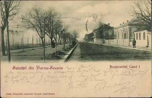 Ak Drobeta Turnu Severin Rumänien, Boulevardul Carol I