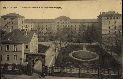Ak Berlin Mitte, Garnisonlazarett Scharnhorststraße