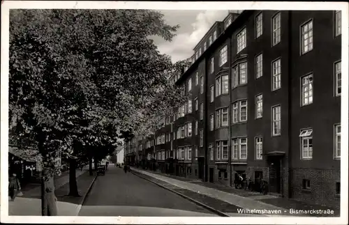 Ak Wilhelmshaven in Niedersachsen, Bismarckstraße