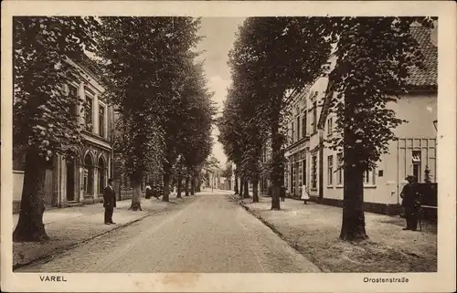 Ak Varel in Oldenburg Jadebusen, Drostenstraße