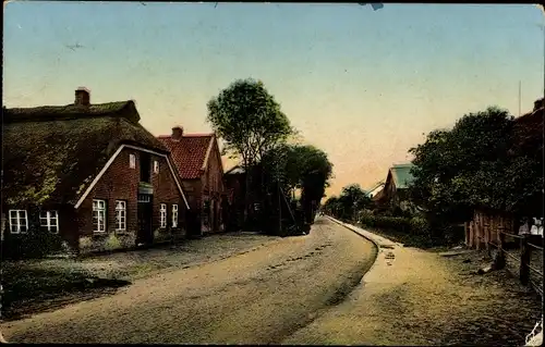 Ak Seefeld in Oldenburg Stadland, Dorfpartie