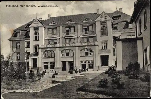 Ak Erlenbad Obersasbach Sasbach in der Ortenau, Marienheim, Wasserheilanstalt