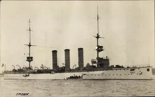 Foto Deutsches Kriegsschiff, SMS Emden, Kleiner Kreuzer
