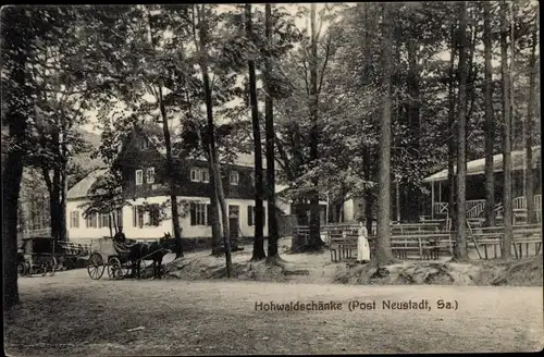 Ak Neustadt in Sachsen, Hohwaldschänke