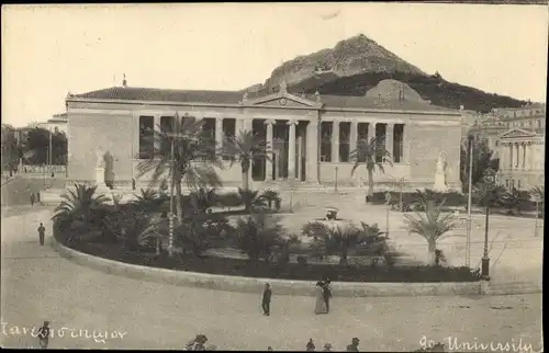 Foto Ak Athen Griechenland, Universität