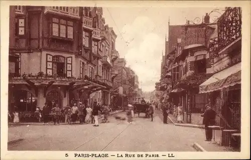 Ak Le Touquet Paris Plage Pas de Calais, Rue de Paris