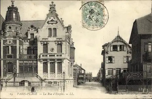 Ak Le Touquet Paris Plage Pas de Calais, Rue d'Etaples