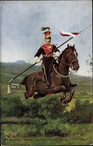 Ak Royal Irish Lancer, britischer Soldat