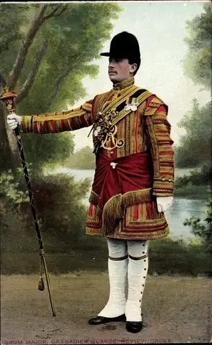 Ak Britischer Soldat, Drum Major, Grenadier Guards