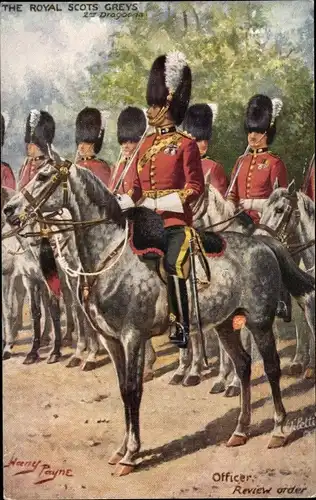Künstler Ak Payne, Harry, Royal Scots Greys, Dragoner