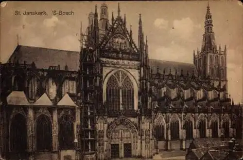 Ak 's Hertogenbosch Den Bosch Nordbrabant Niederlande, St. Jankirche