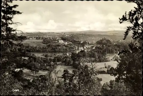 Ak Greiz Vogtland, Panorama