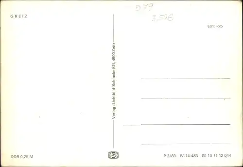 Ak Greiz im Vogtland, Panorama