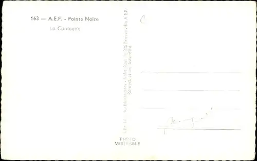 Ak Pointe Noire Republik Kongo, Comouna