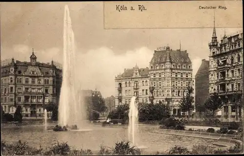 Ak Köln am Rhein, Deutscher Ring
