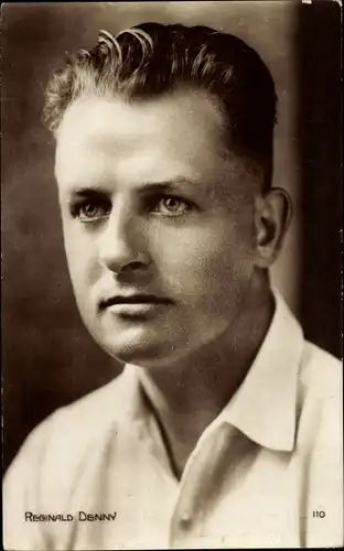 Ak Schauspieler Reginald Denny, Portrait