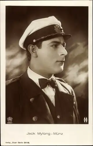 Ak Schauspieler Jack Mylong Münz, Portrait in Uniform