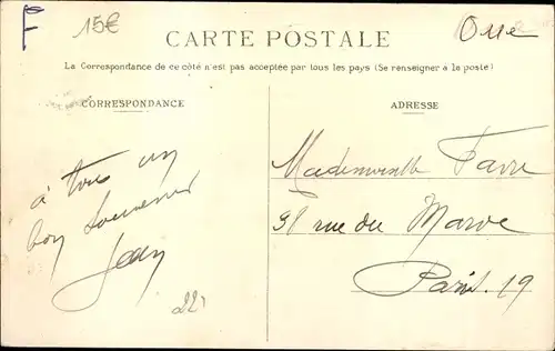 Ak Formerie Oise, Rathaus