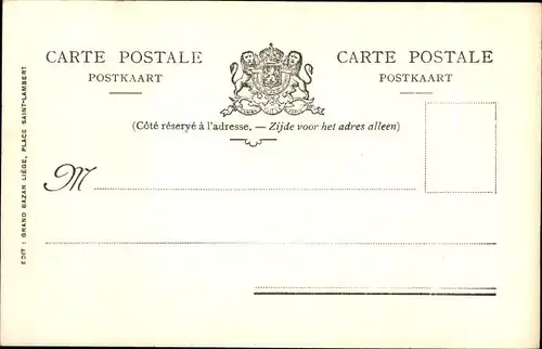 Ak Esneux Wallonien Lüttich, Brücke