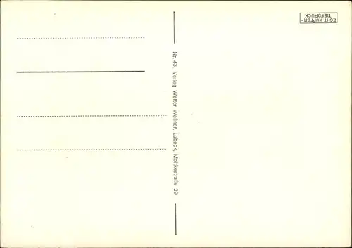 Ak Hansestadt Lübeck, Kleine Petersgrube