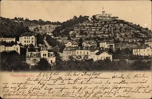 Ak Niederlössnitz Niederlößnitz Radebeul Sachsen, Gesamtansicht